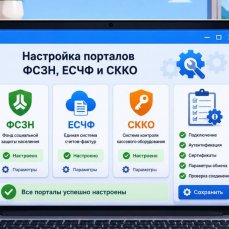 Настройка порталов ФСЗН, ЕСЧФ и СККО