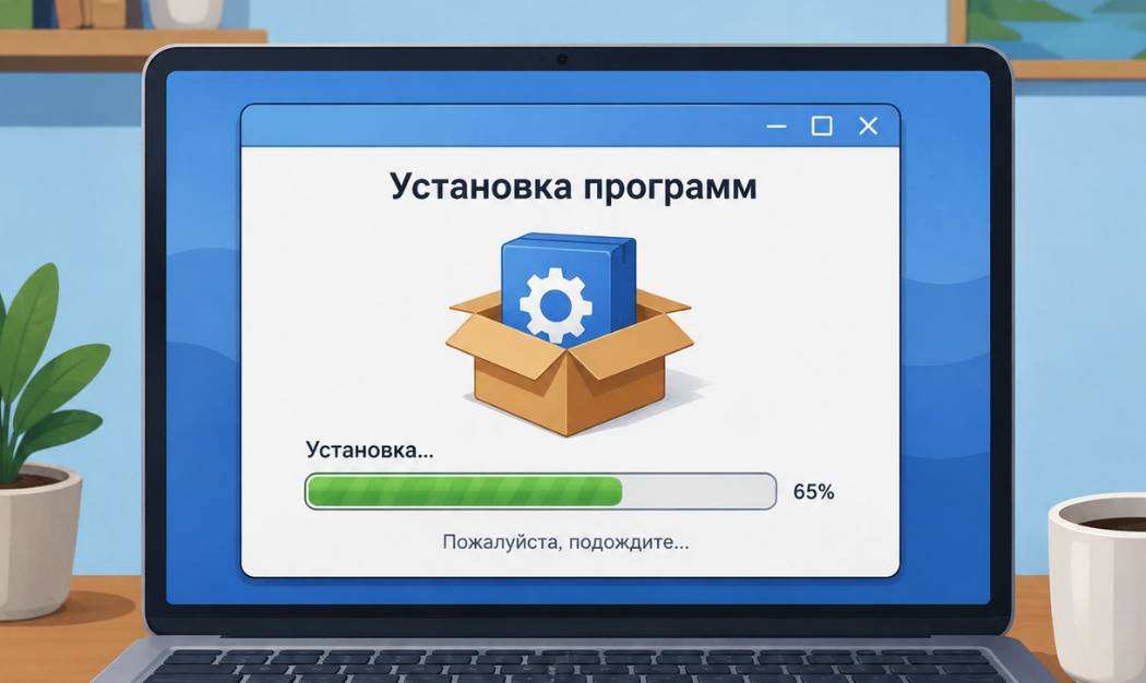 Установка программ на ноутбук / ПК 